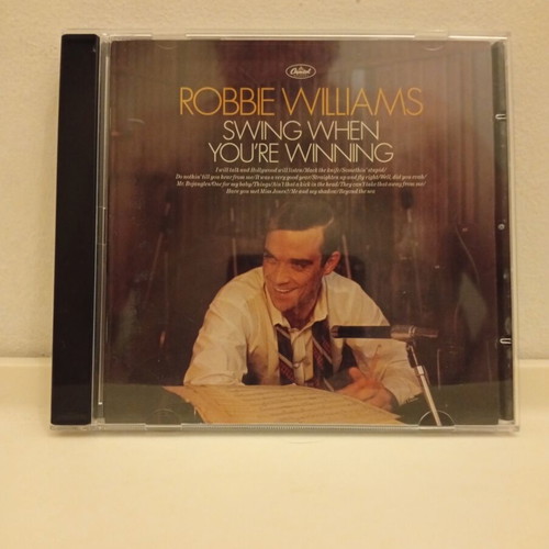 Robbie Williams Swing When You're Winning CD album used, jazz