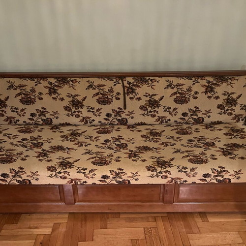 Vintage sofa used with storage space