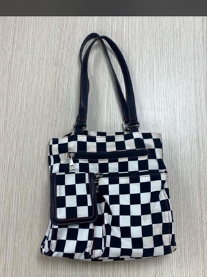 Delias bag, black and white