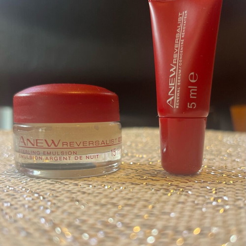 Avon ANEW Reversalist anti-aging night cream and renewal serum, new