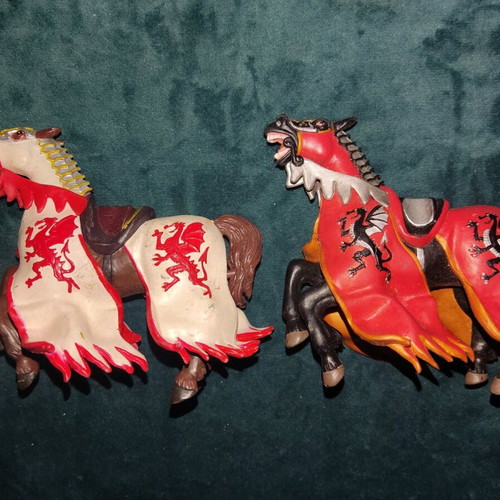 Papo figures knights and Romans used, pack of 11 pieces