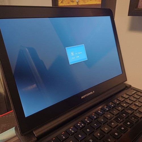 Motorola Atrix Lapdock used, docking station for smartphone