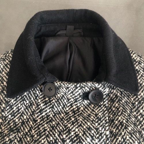 Top Shop herringbone coat used, size 38