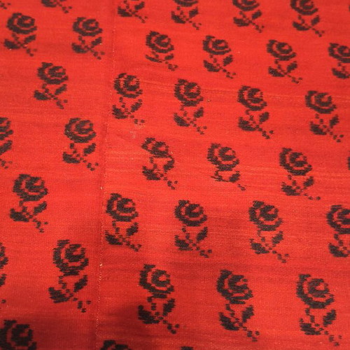 Authentic Cretan Patania wool blanket vintage circa 1960, handmade