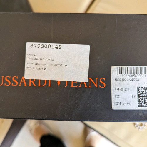 trussardi jeans trousers 37