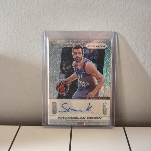 Panini Euroleague Krunoslav Simon Lot like new, Crown Royal Crystal Red Auto /25 and Prizm Silver Mojo Auto /25