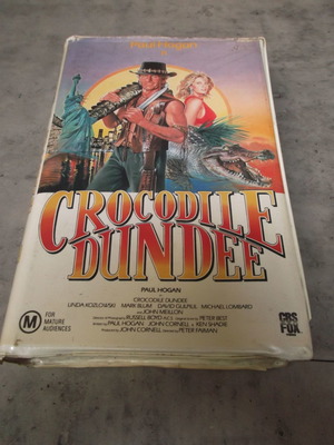 Βιντεοκασέτα Ο Κροκοδειλάκιας 1986 VHS μεταχειρισμένη, συλλεκτική