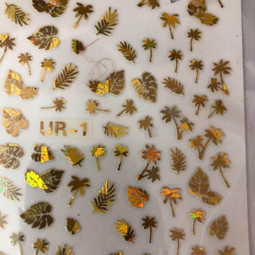3D Nail Stickers like new