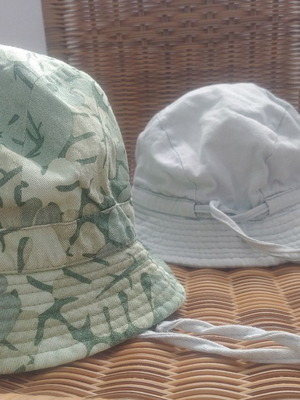 Pack of 2 vintage fisherman's hats used, cotton