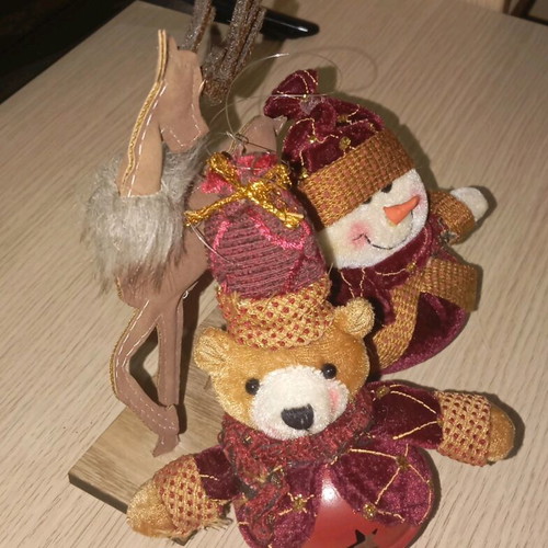 Christmas decorations like new