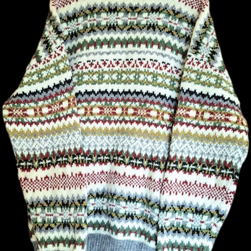 Stefanel wool knit vintage 80s-90s sweater like new