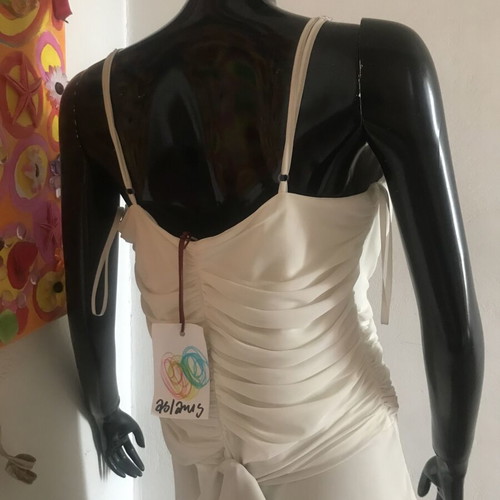 White dress Aslanis Home new, decorated bust