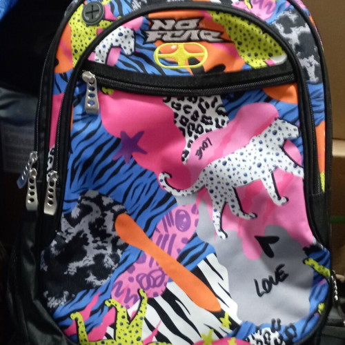 Oval Backpack no Fear Bold Africa new 48x30x28cm