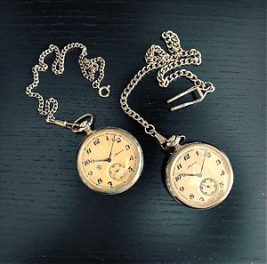Κουρδιστά ρολόγια τσέπης ρώσικα 60-70s