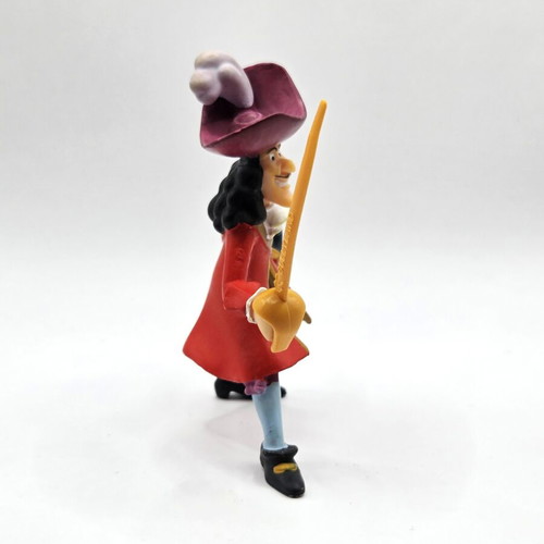 Captain Hook Bullyland figure used vintage Disney PVC collectible