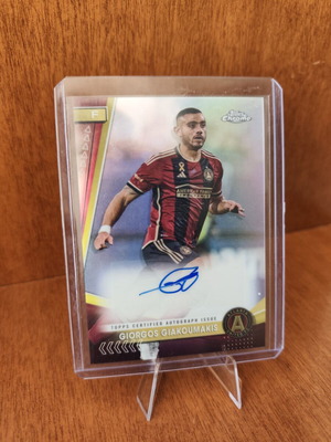 Topps Chrome MLS Giorgos Giakoumakis Atlanta United autograph card like new