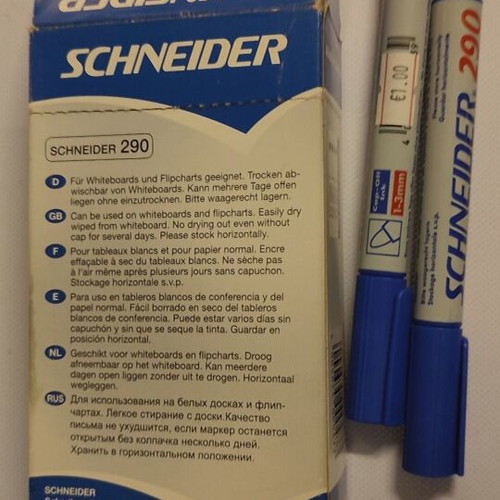 Schneider 290 Whiteboard and Flipchart Markers set of 14, new