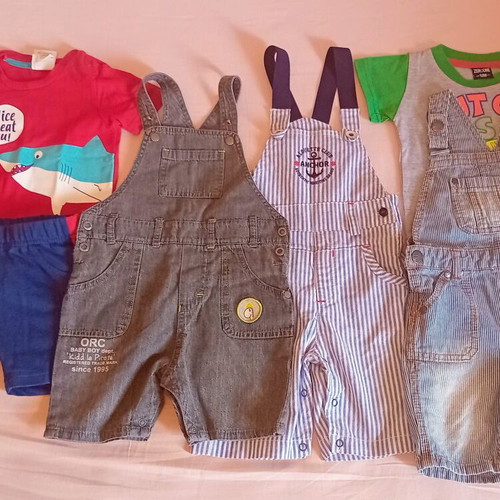 Clothing set for boy size 12 months, pack of 6, like new