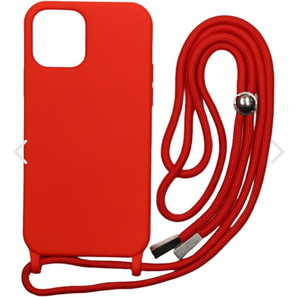 Silicone Case Lace Apple iPhone 11 Pro Max Κόκκινη