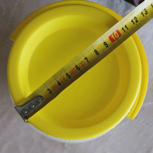 Set of 2 plastic jars with lid 3000ml, new