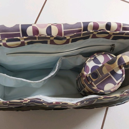 Mothercare stroller bag used with changing mat and insulated pouch