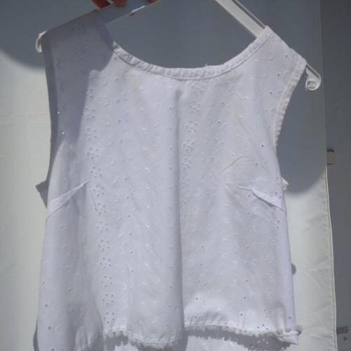 Summer blouse new, white, size M
