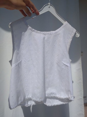 Summer blouse new, white, size M