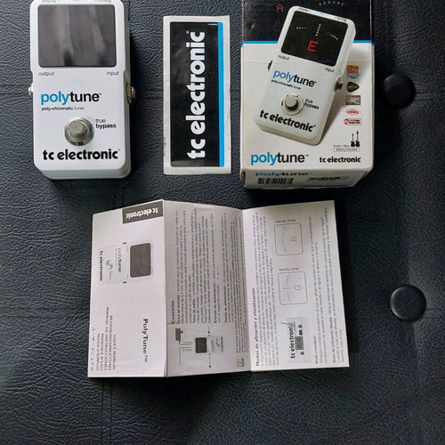 TC Electronic Polytune classic guitar bass tuner like new