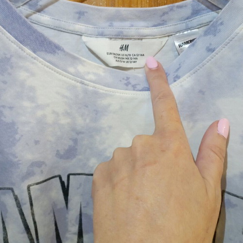 T shirt oversize like new, for girls aged 12-14