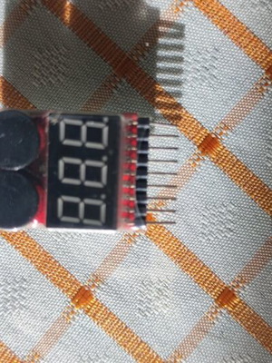 Battery Display Low Voltage Buzzer Alarm 2in1 Tester Module new