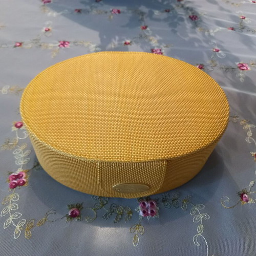 Christian Dior Parfums vintage perfume case like new, yellow mustard