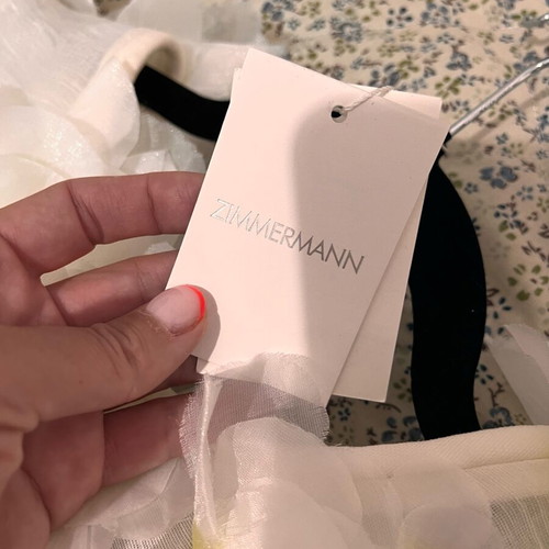 Zimmerman Matchmaker Daisy Midi Dress size 3 like new, white