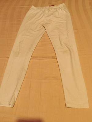 White leggings for 8 years like new