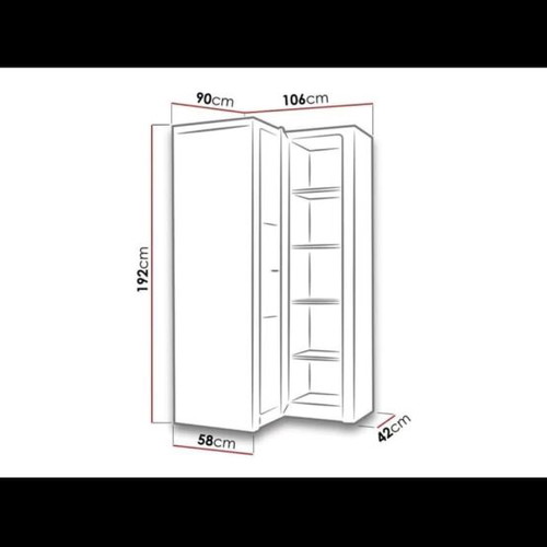 Corner wardrobe like new