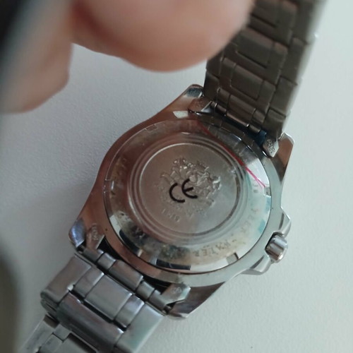 Festina men's wristwatch used, silver and blue