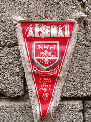 Λάβαρο Arsenal 1971 μεταχειρισμένο, γνήσιο