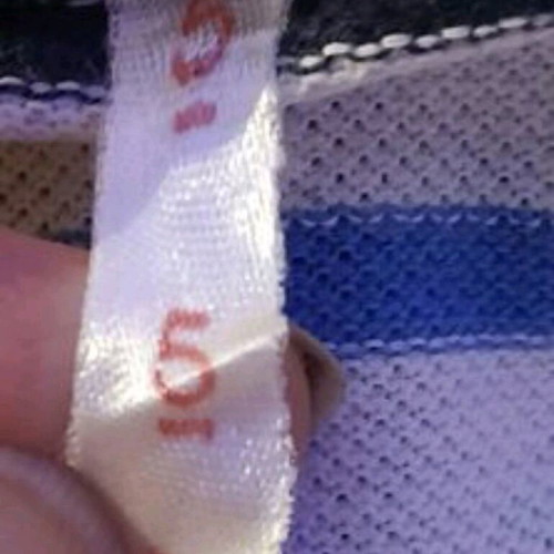 Vintage мъжка райе тениска Lacoste polo употребявана размер M