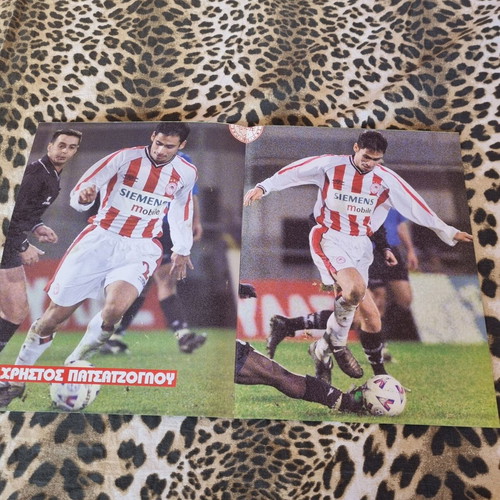 Olympiacos posters like new, pack of 3 with Patsatzoglou and Raul Bravo