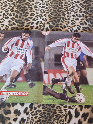 Olympiacos posters like new, pack of 3 with Patsatzoglou and Raul Bravo