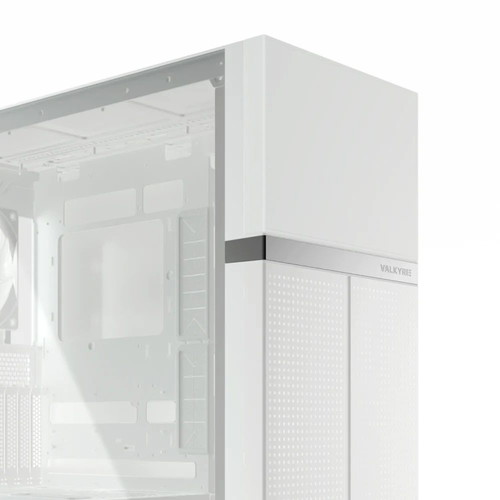 Valkyrie VK-02 Lite Mid Tower ATX computer case with side window white new