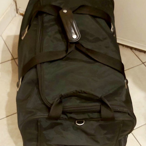 Olympic Airways συλλεκτικό sac voyage σε μαύρο, σαν καινούργιο