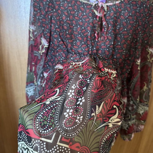 Miss You airy printed blouse like new, size S