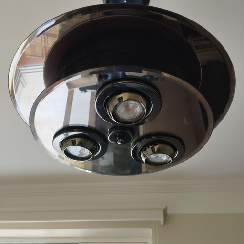 Wall light like new, height 57 cm, diameter 42 cm