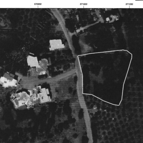 Land 2,584 sqm in Plati Baliou Rethymno in residential area