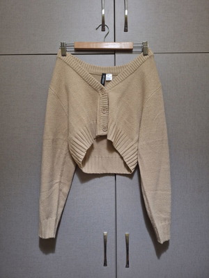 H&M Μπεζ Ζακέτα σαν καινούργιο, XS