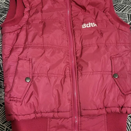 Sleeveless women's jacket used pink size S