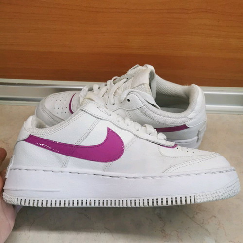 Nike Air Force 1 Shadow women's sneakers like new, size 40, white