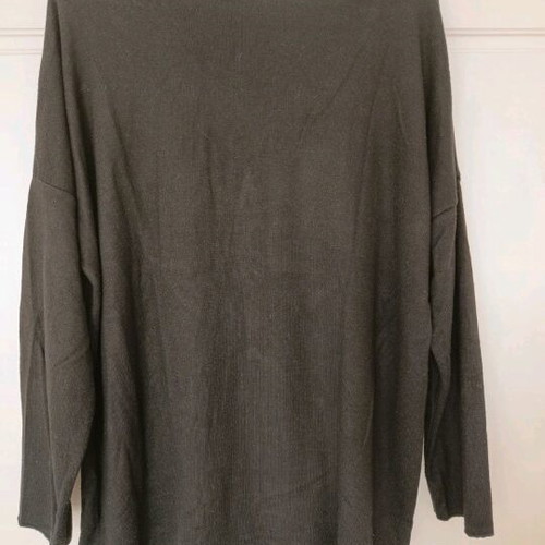Black blouse with star design and silver-black beads sequins new collection