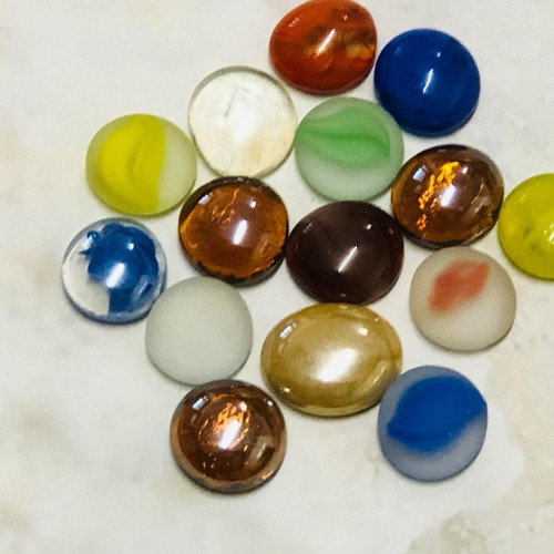 Cabochon multicolored stones pack of 15 new for jewelry making