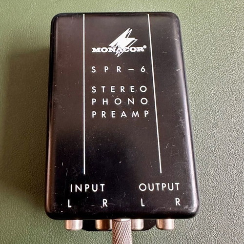 Monacor SPR-6 Stereo Phono Preamp used turntable preamp